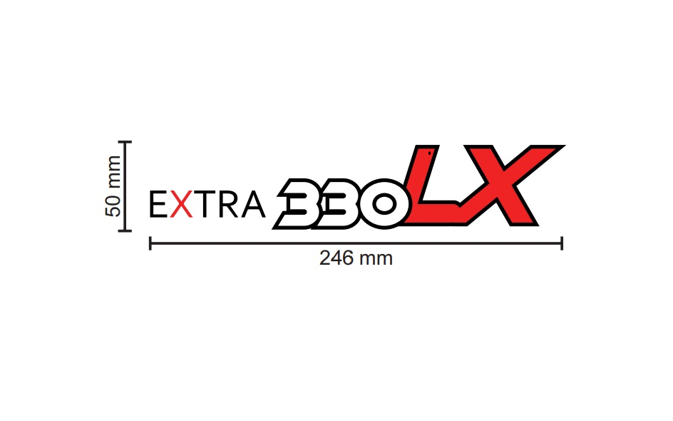 Sticker Extra 330/LX