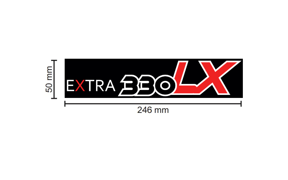 Sticker Extra 330/LX